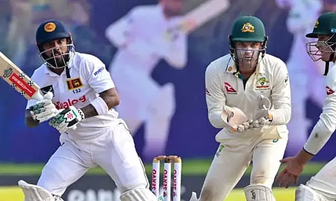 ஆஸ்திரேலியாவுக்கு எதிரான 2-வது டெஸ்ட்: இலங்கை அணி 257 ரன்களுக்கு ஆட்டமிழப்பு