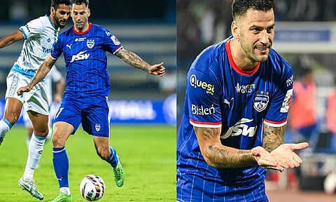 ஐ.எஸ்.எல். கால்பந்து: ஜாம்ஷெட்பூர் அணியை வீழ்த்தி பெங்களூரு எப்.சி. வெற்றி