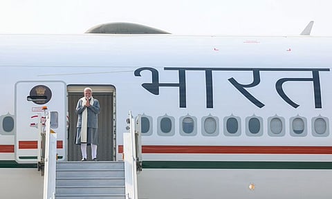 ஏ.ஐ. உச்சி மாநாட்டில் பங்கேற்க பிரான்ஸ் புறப்பட்டார் பிரதமர் மோடி