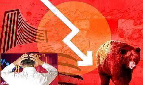 அமெரிக்காவின் வரி விதிப்பு அச்சுறுத்தல் எதிரொலி: 4-வது நாளாக சரிந்த பங்குச்சந்தைகள்