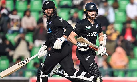 Image Courtesy: AFP / Kane Williamson - Devon Conway