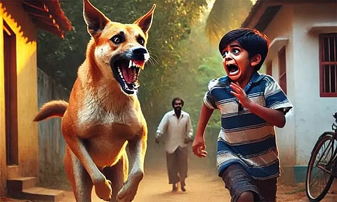 கேரளா: நாய் துரத்தியதால் பயந்து ஓடிய சிறுவன் கால்வாயில் விழுந்து பலி