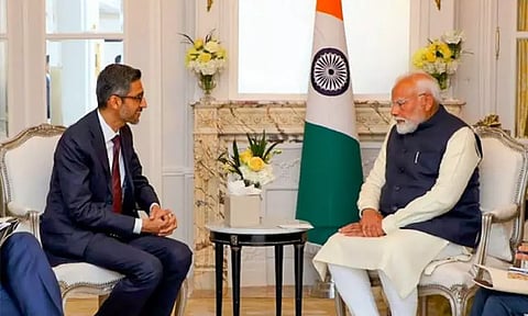 பிரதமர் மோடியுடனான சந்திப்பில் நடந்தது என்ன? சுந்தர் பிச்சை பேட்டி