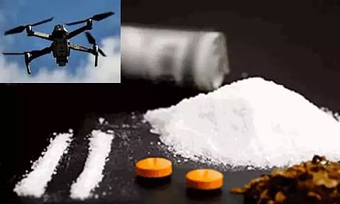 பஞ்சாப்: எல்லை தாண்டி டிரோன் மூலம் போதைப்பொருள் கடத்தல்