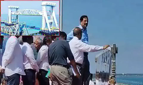 பாம்பன் புதிய ரெயில் பாலம் 28-ந்தேதி திறப்பு.?