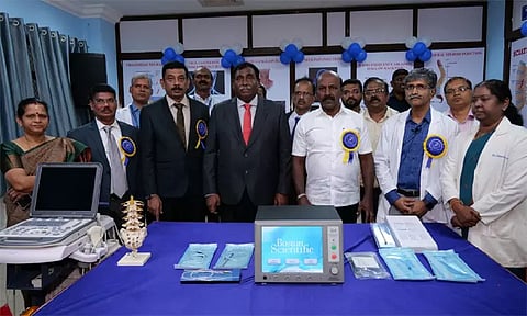 ராஜீவ்காந்தி மருத்துவமனையில் கதிரியக்க அதிர்வெண் நீக்கியல் கருவி சேவை தொடக்கம்