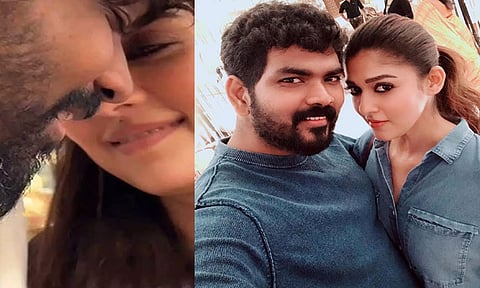 "தீமா தீமா" பாடல் பாடி ரீல்ஸ் செய்த விக்னேஷ் சிவன் - நயன்தாரா