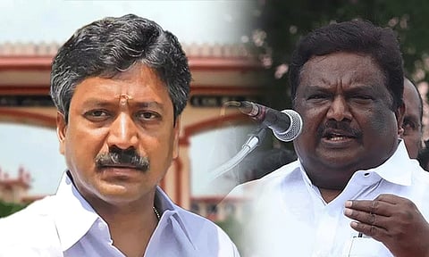 'நிதானம் இல்லாமல் பேசுகிறார் சி.வி.சண்முகம்' - அமைச்சர் சிவசங்கர் கண்டனம்