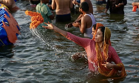 மகா கும்பமேளா: திரிவேணி சங்கமத்தில் 55 கோடி பக்தர்கள் புனித நீராடல்