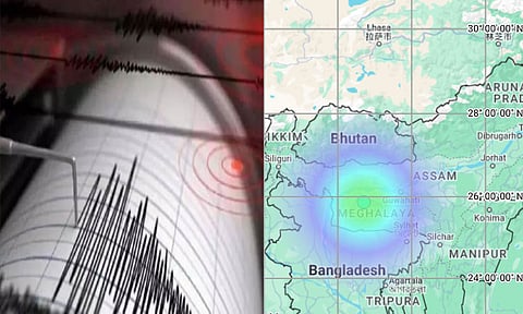 மேகாலயாவில் மீண்டும் ஏற்பட்ட நிலநடுக்கம்
