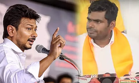 அண்ணாசாலையில் எங்கு வர வேண்டும்? உதயநிதிக்கு அண்ணாமலை பதிலடி