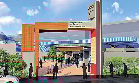 ரூ.14.15 கோடி மதிப்பில் பரங்கிமலை ரெயில் நிலையத்தை மேம்படுத்தும் பணி தீவிரம்