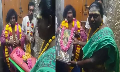 கோவை மருதமலை முருகன் கோவிலில் நடிகர் யோகி பாபு சாமி தரிசனம்