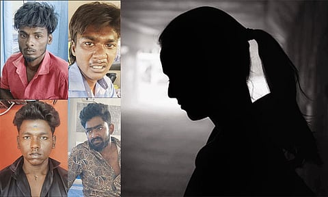 மதுபோதையில் நடந்த கொடூரம்... வாலிபருடன் சென்ற பெண் கூட்டு பலாத்காரம்