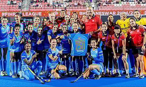 புரோ லீக் பெண்கள் ஆக்கி போட்டி; ஜெர்மனியை 1-0 என்ற கோல் கணக்கில் வீழ்த்தி இந்தியா வெற்றி