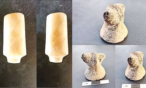 வெம்பக்கோட்டை அகழாய்வில் சங்கு பதக்கம், சுடுமண் ஆட்டக்காய் கண்டெடுப்பு