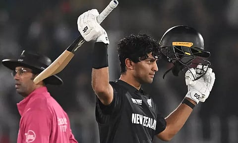 ஐ.சி.சி.ஒருநாள் தொடர்கள்: வித்தியாசமான உலக சாதனை படைத்த ரச்சின் ரவீந்திரா