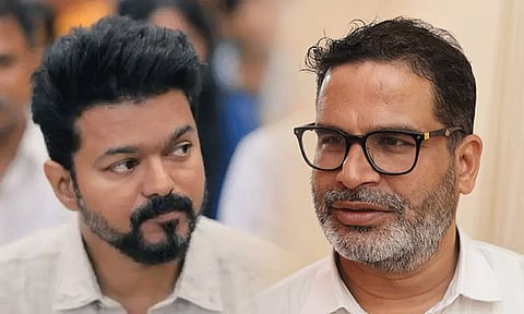 தமிழக வெற்றிக் கழக தலைவர் விஜயுடன் பிரசாந்த் கிஷோர் சந்திப்பு