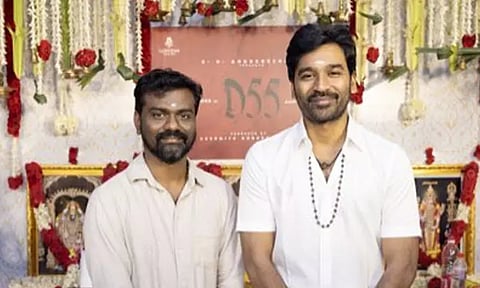 'Amaran' director gives update on Dhanush's 55th film