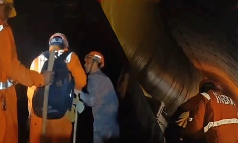 தெலுங்கானா: மண் சரிவில் சிக்கிய 8 பேரும் உயிரிழப்பு