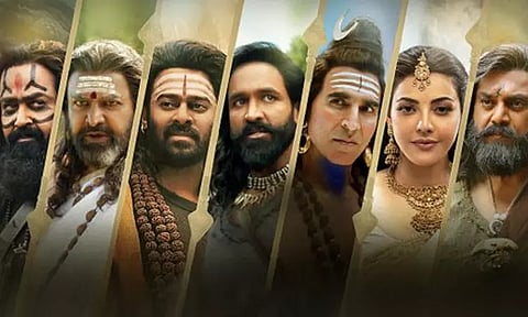 The teaser of the film 'Kannapa' has been released.