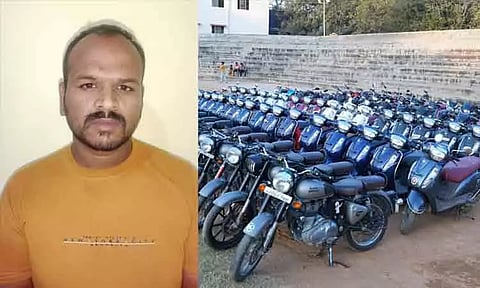 பைக் திருட்டில் 'செஞ்சுரி' போட்ட ஆட்டோ டிரைவர்: பெங்களூருவில் கைது