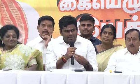 தேர்தல் கூட்டணிக்காக யாருடனும் ரகசியமாக பேசவில்லை - அண்ணாமலை பேட்டி