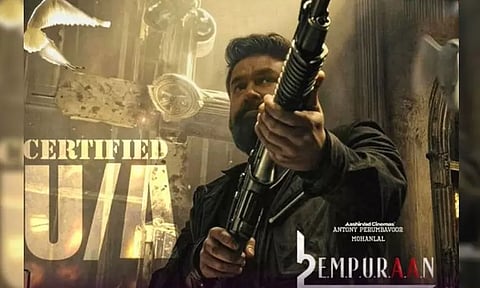 U/A certificate for Mohanlal's 'L2Emburaan'