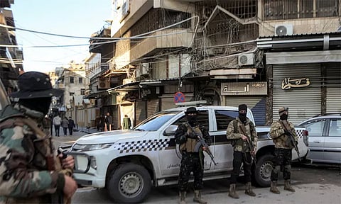 சிரியாவில் கிளர்ச்சியாளர்கள் தாக்குதல்: போலீசார் 13 பேர் பலி