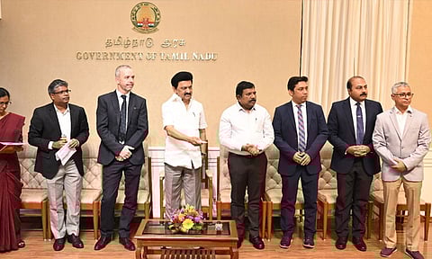 சோழிங்கநல்லூரில் உயர்தர மின் மேலாண்மை கருவிகள் உற்பத்தி மையம்: முதல்-அமைச்சர் அடிக்கல் நாட்டினார்