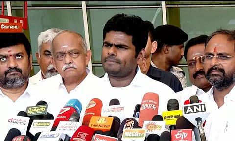 பா.ஜ.க.வுடன் கூட்டணி அமைக்க தவம் கிடக்கிறார்கள் - அண்ணாமலை பேட்டி