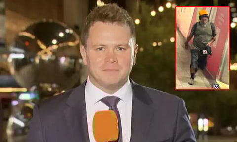 குற்ற விகிதம் பற்றிய லைவ் நிகழ்ச்சியிலேயே திருட்டு; நிருபர் அதிர்ச்சி