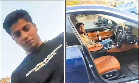 மதுபோதையில் நடுரோட்டில் சிறுநீர் கழித்த வாலிபர் மீது வழக்குப்பதிவு