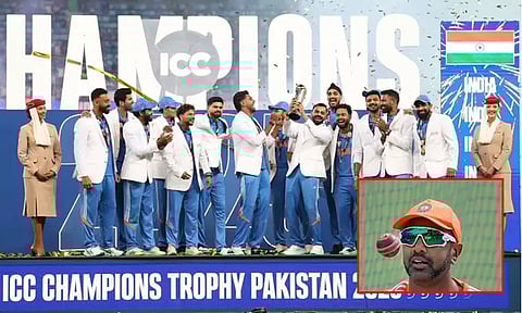 சாம்பியன்ஸ் டிராபி: அந்த இந்திய வீரர்தான் தொடர் நாயகன் விருதுக்கு தகுதியானவர் - அஸ்வின்