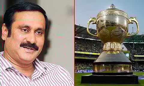 ஐ.பி.எல். போட்டிகளின்போது மது, புகையிலை விளம்பரங்களுக்கு மத்திய அரசு தடை - அன்புமணி ராமதாஸ் வரவேற்பு