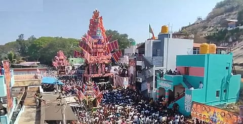 ஓசூர் சந்திர சூடேஸ்வரர் கோவில் தேரோட்டம்