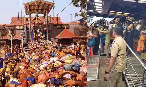 சபரிமலையில் 18-ம் படி ஏறியதும் சாமி தரிசனம்: அமலுக்கு வந்தது புதிய நடைமுறை