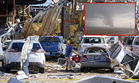 அமெரிக்கா: சூறாவளி பாதிப்புக்கு 26 பேர் பலி; 2 லட்சம் வீடுகளுக்கு மின் இணைப்பு துண்டிப்பு