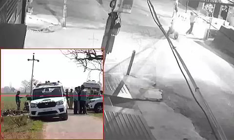 அமிர்தசரஸ் கோவில் குண்டுவெடிப்பு: சந்தேக நபரை சுற்றி வளைத்த போலீஸ்.. அடுத்து நடந்த சம்பவம்