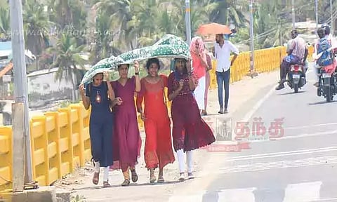 தமிழ்நாட்டில் 4 இடங்களில் இன்று 100 டிகிரிக்கு மேல் வெப்பநிலை பதிவு