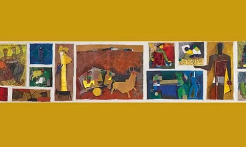 அமெரிக்காவில் எம்.எப். ஹுசைனின் ஓவியம் ரூ.119 கோடிக்கு ஏலம்