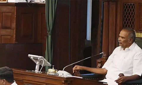 'இந்த இந்த ஊர்களுக்கு எல்லாம் பஸ் போகும் என்பது போல் உள்ளது' - பேரவைத் தலைவர் அப்பாவு பேச்சு