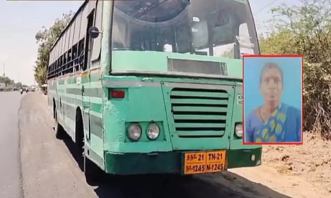 செங்கல்பட்டு: பேருந்தில் இருந்து தவறி விழுந்து பெண் உயிரிழப்பு