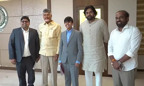 மாரடைப்பை முன்கூட்டியே கண்டுபிடிக்கும் செயலி; 14 வயது சிறுவனுக்கு ஆந்திர முதல்-மந்திரி பாராட்டு