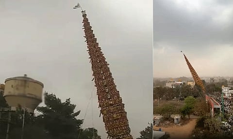 தேர் சாய்ந்து விபத்து: தமிழக பக்தர் உள்பட 2 பேர் உயிரிழந்த சோகம்