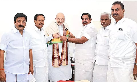 அமித்ஷாவை சந்தித்தது ஏன்? - எடப்பாடி பழனிசாமி விளக்கம்