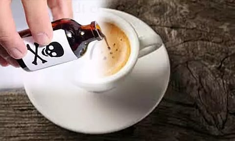 கட்டாய திருமணம்; கணவருக்கு காபியில் விஷம் வைத்த மனைவி மீது வழக்குப்பதிவு