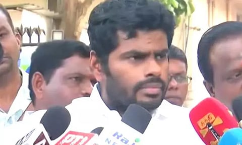 காங்கிரஸ், திமுகவுக்கு தண்ணீர் காட்ட வேண்டும் பாஜகவுக்கு அல்ல - விஜய்க்கு அண்ணாமலை பதிலடி