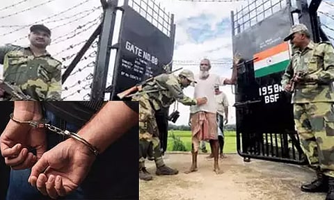 அசாம்: இந்தியாவுக்குள் சட்டவிரோதமாக நுழைந்த வங்காளதேசத்தினர் 4 பேர் கைது