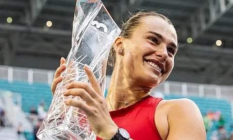 மியாமி ஓபன் டென்னிஸ்: அரினா சபலென்கா சாம்பியன்